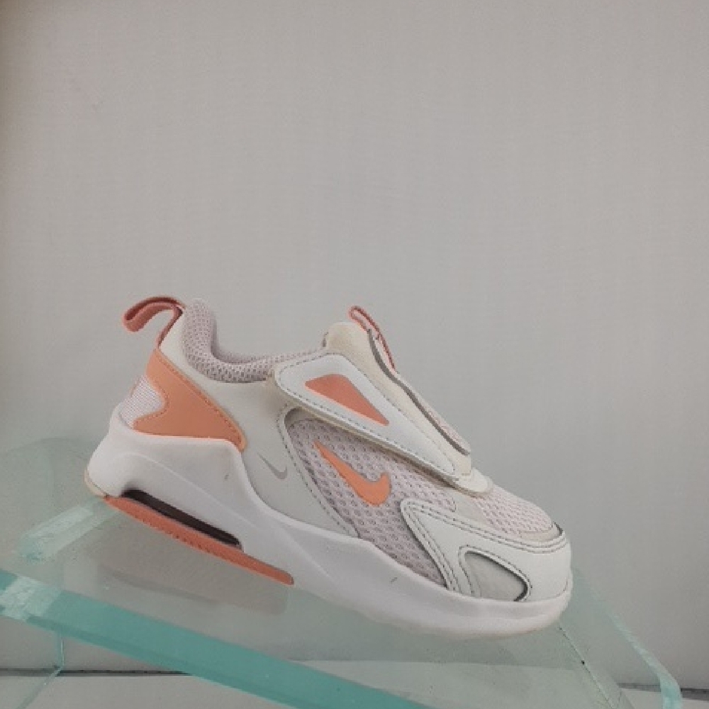 Nike Kids' White and Peach Sneakers